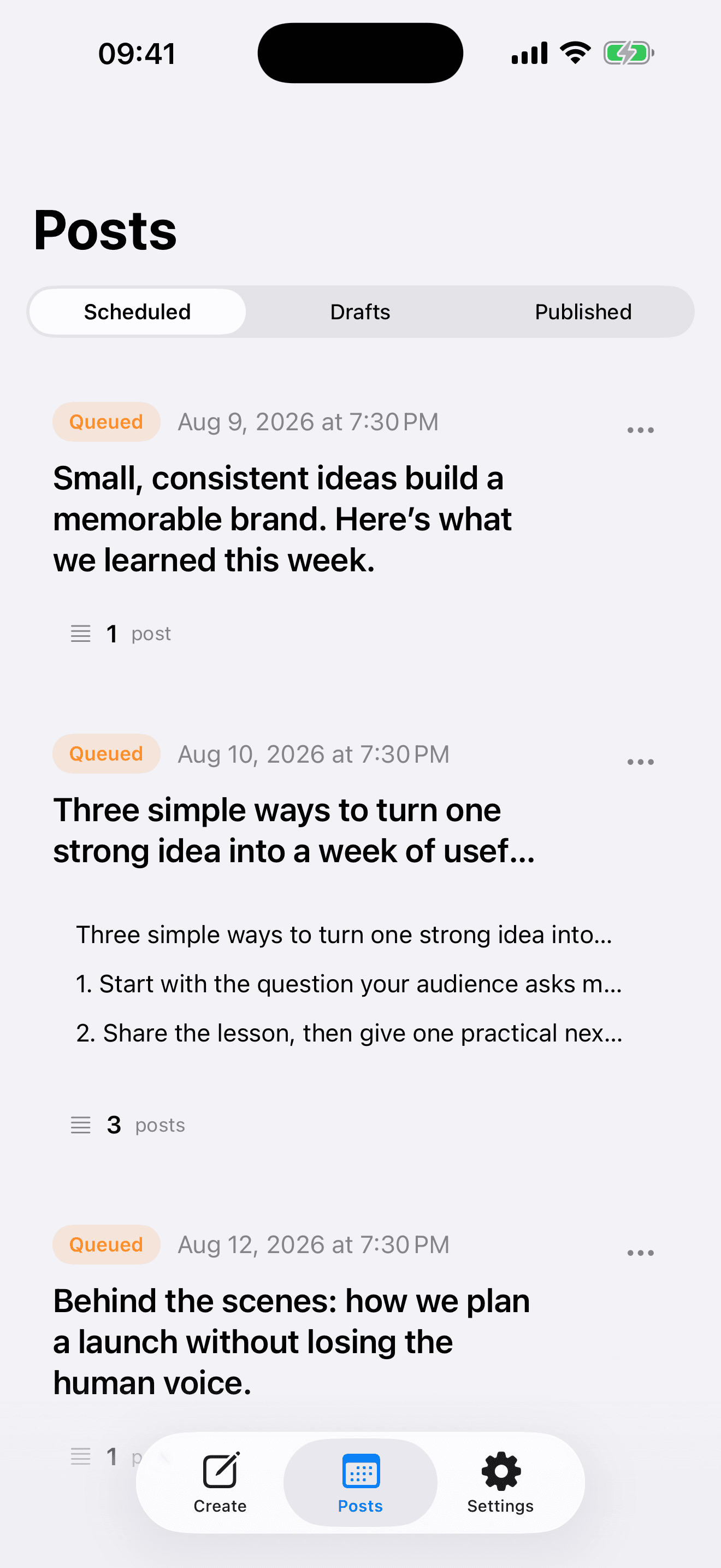 Tweetify app preview